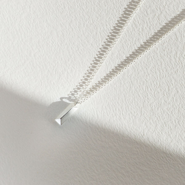Òr Drop Pendant Necklace Silver