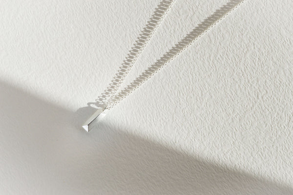 Òr Drop Pendant Necklace Silver
