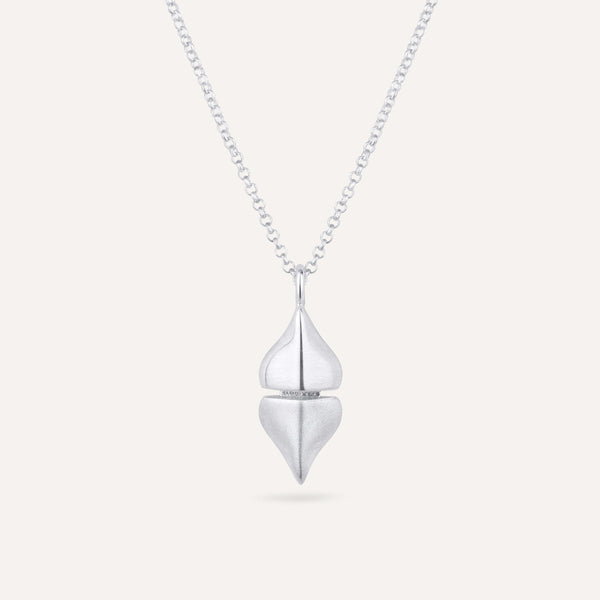 Double Saorsa Pendant Silver