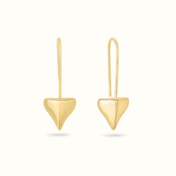 Saorsa Drop Earrings 9ct Gold - Tarska Jewellery