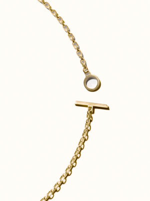 Filed Trace Chain 9ct Gold - Tarska Jewellery