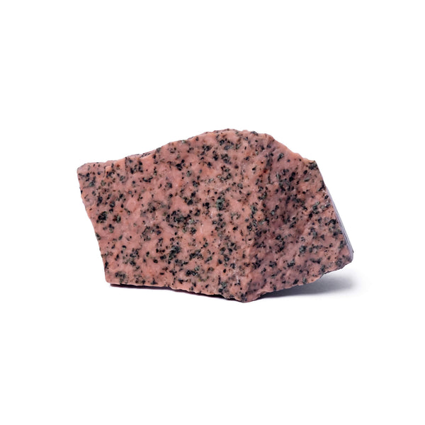 pink polka dot stone raw piece
