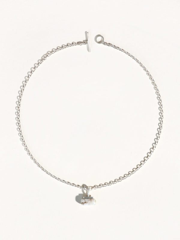 Skye Marble Pendant Silver