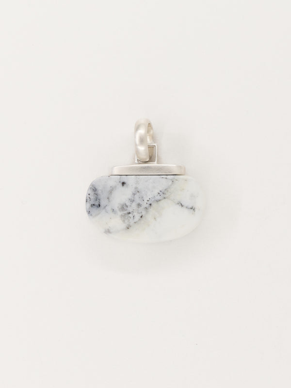 Skye Marble Pendant silver