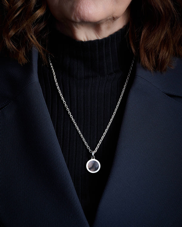Scapolite Pendant Silver