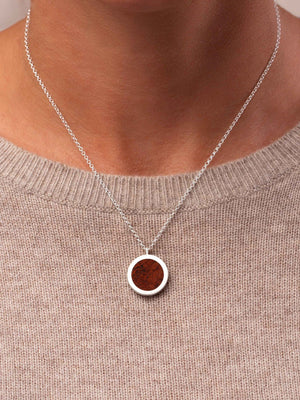 Ghrian Pendant Necklace Silver - Tarska Jewellery