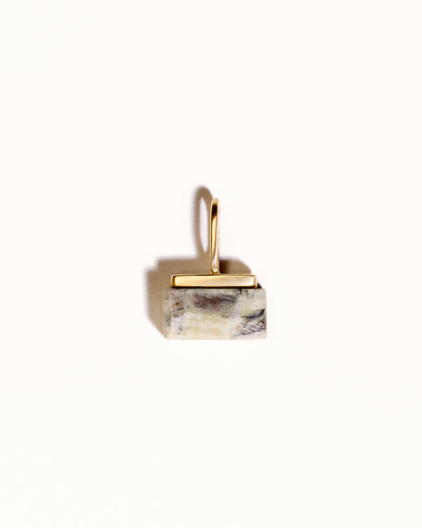Skye Marble Pendant 9ct Gold - Tarska Jewellery