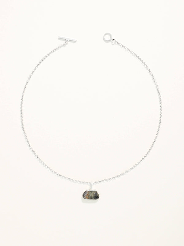 Skye Marble Pendant Silver