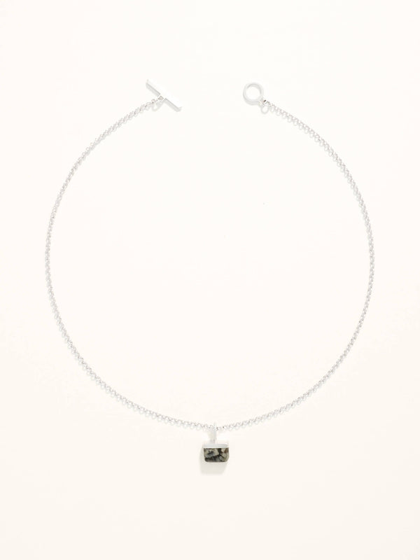 Skye Marble Pendant Silver