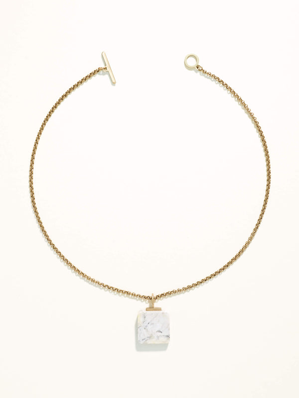 Skye Marble pendant 9ct Gold