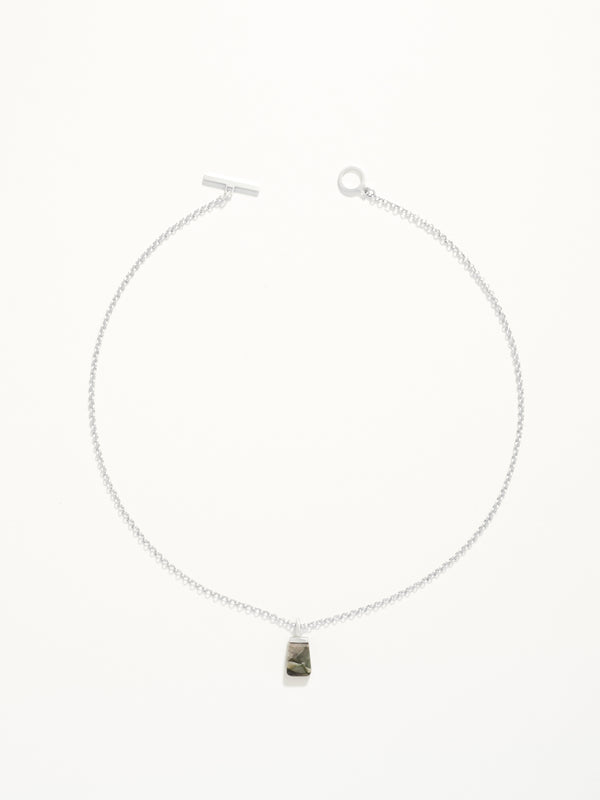 Skye Marble Pendant silver