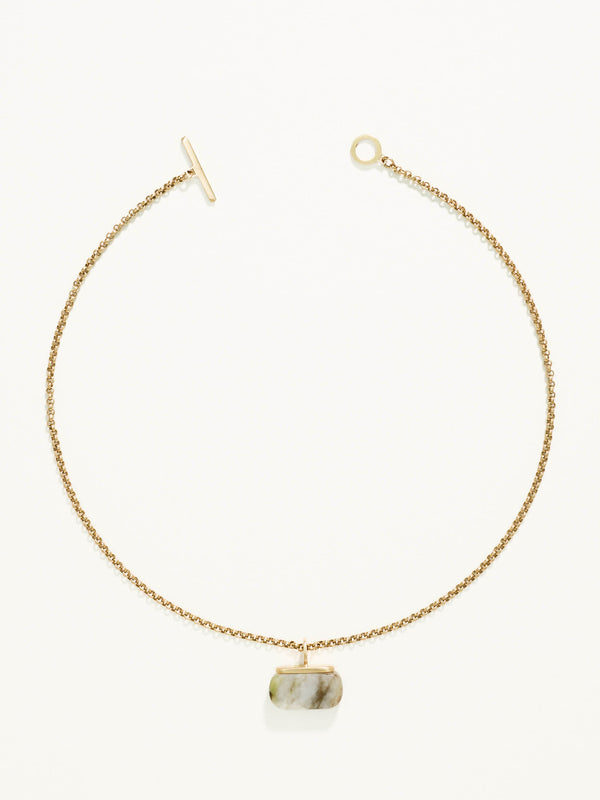 Skye Marble Pendant 9ct Gold