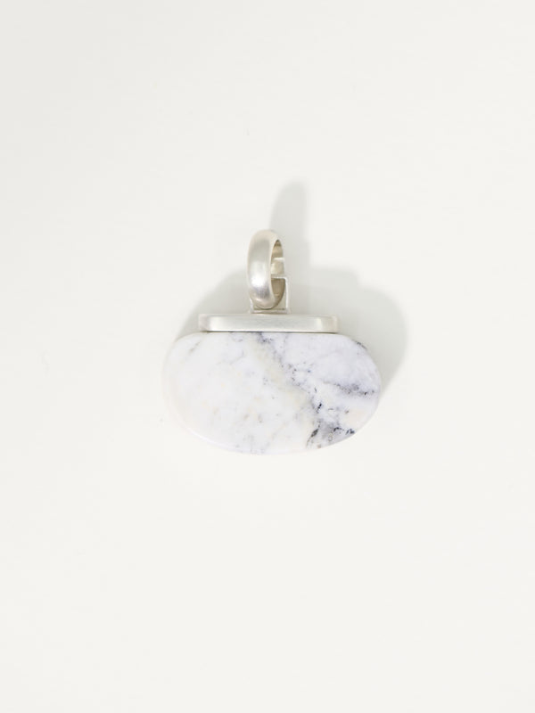 Skye Marble Pendant silver