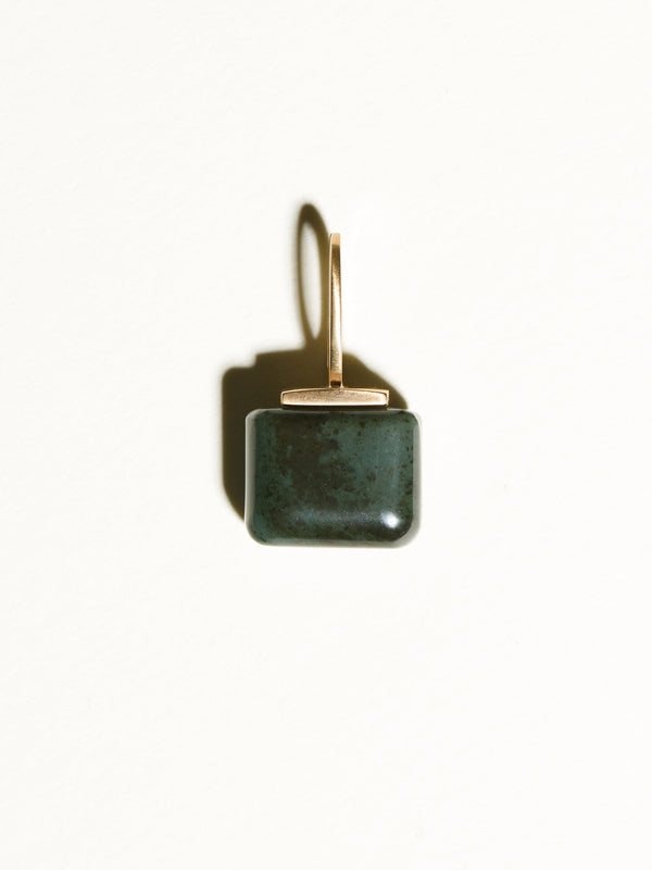 Isle of Rum Bloodstone Pendant 9ct Gold