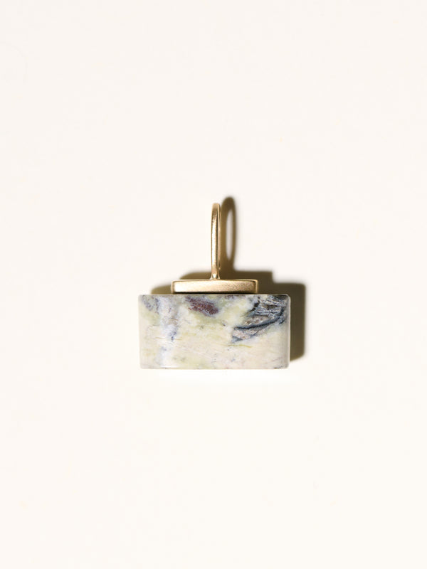 Skye Marble Pendant 9ct Gold