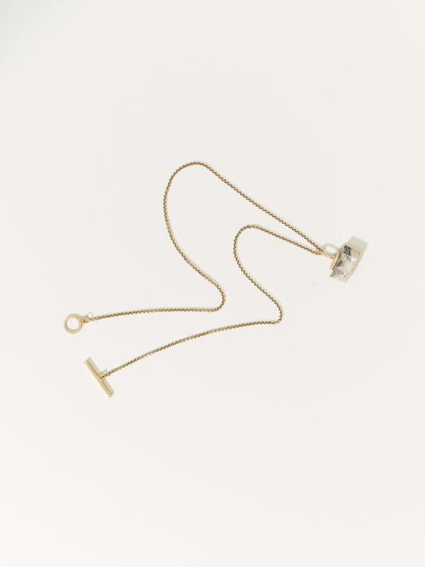 Skye Marble Pendant 9ct Gold