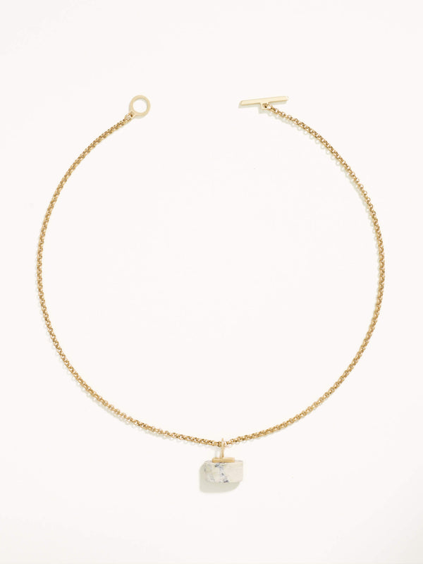Skye Marble Pendant 9ct Gold