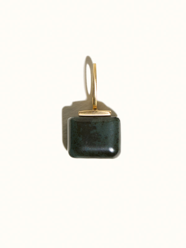 Isle of Rum Bloodstone Pendant 9ct Gold - Tarska Jewellery
