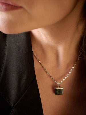 Skye Marble Pendant Silver - Tarska Jewellery