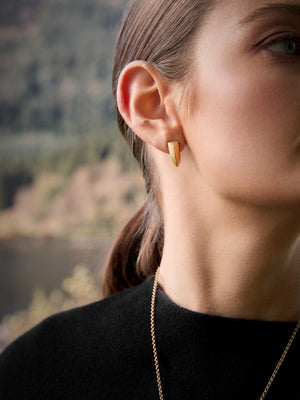 Duich Studs 9ct Gold - Tarska Jewellery