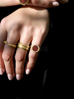 Mini Ghrian Ring 9ct Gold - Tarska Jewellery