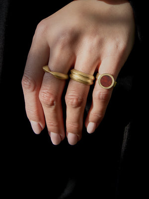 Enoch Ring 9ct Gold - Tarska Jewellery