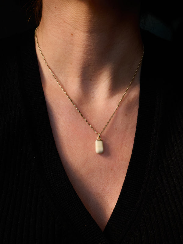 Skye Marble Charm 9ct gold - Tarska Jewellery