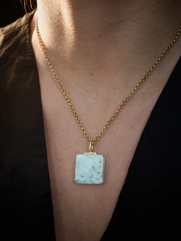 Skye Marble pendant 9ct Gold - Tarska Jewellery