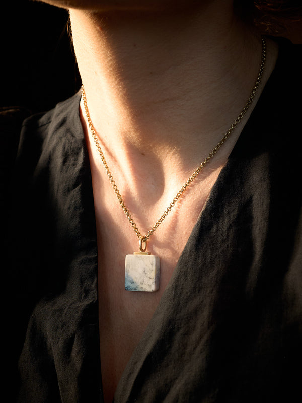 Skye Marble pendant 9ct Gold - Tarska Jewellery