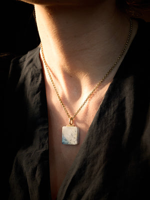 Skye Marble pendant 9ct Gold - Tarska Jewellery