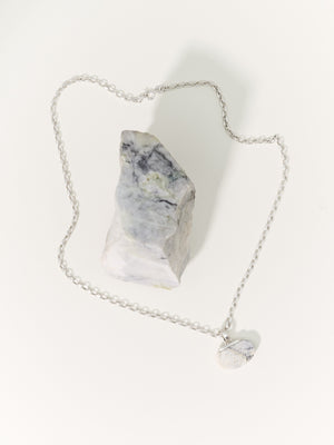 Skye Marble Pendant silver - Tarska Jewellery