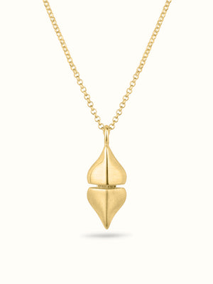 Double Saorsa Pendant 9ct Gold - Tarska Jewellery