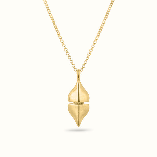 Double Saorsa Pendant 9ct Gold - Tarska Jewellery