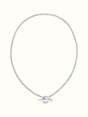 Lùb And Bàr Necklace Silver - Tarska Jewellery