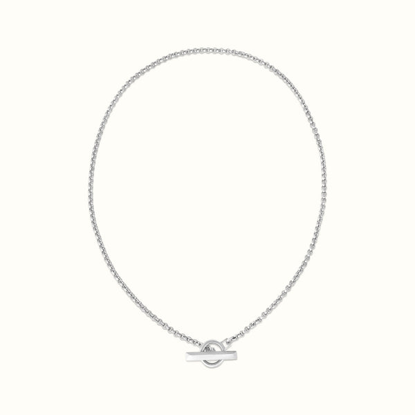 Lùb And Bàr Necklace Silver - Tarska Jewellery