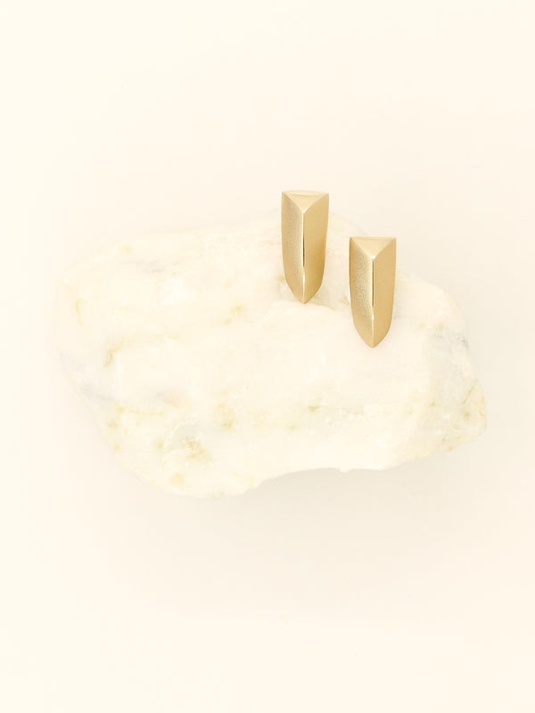 Duich Studs 9ct Gold - Tarska Jewellery