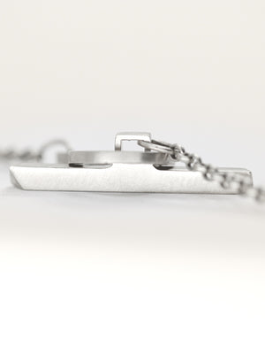 Filed Trace Chain Silver - Tarska Jewellery