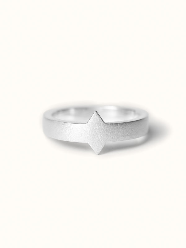 Òr Aon and Dhà Ring Set Silver - Tarska Jewellery