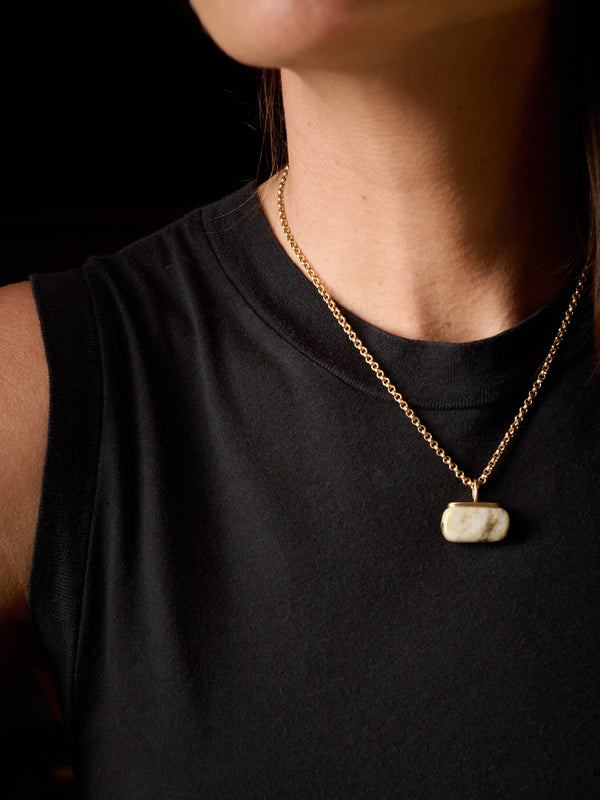 Skye Marble Pendant 9ct Gold - Tarska Jewellery