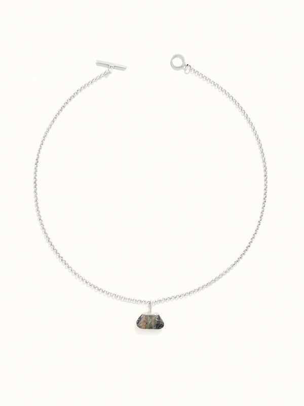 Skye Marble Pendant Silver - Tarska Jewellery