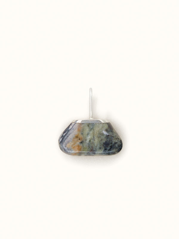 Skye Marble Pendant Silver - Tarska Jewellery