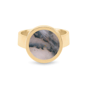 18k solid gold ring
